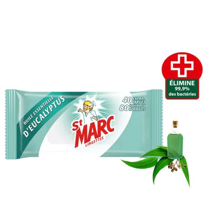 St Marc Lingettes Eucal X40